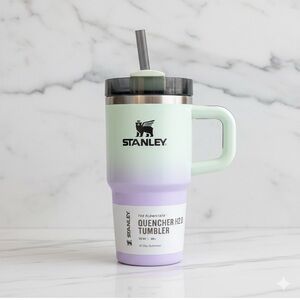 Stanley Target Exclusive 2025 Hypnotic Green To Purple Ombre 20 OZ Quencher H2.0